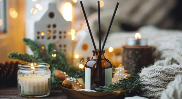 зимние, новогодние праздники и эфирные масла