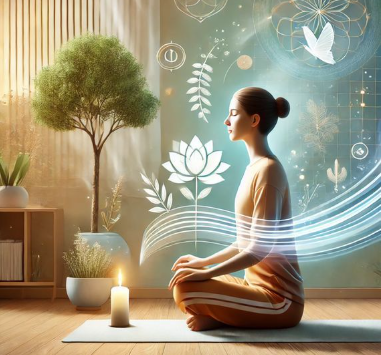 медитация с арома маслом 