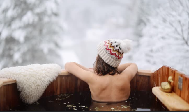 Зимний SPA после мороза с эфирным маслом